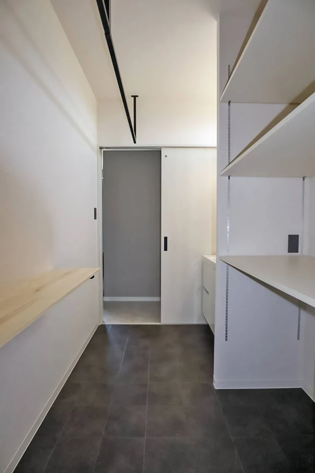 7ARC（セブンアーク）の施工実績｜姫路市大津区に建てた注文住宅の洗面室