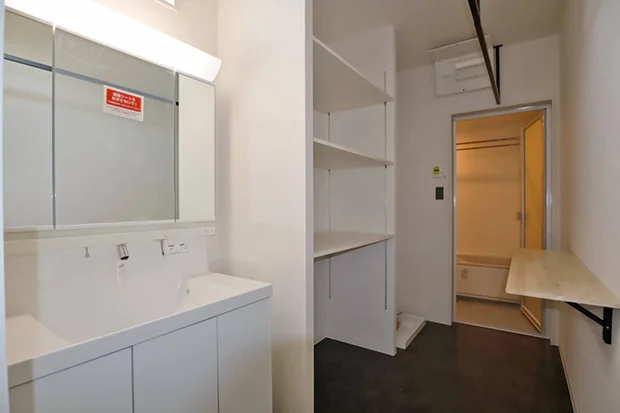 7ARC（セブンアーク）の施工実績｜姫路市大津区に建てた注文住宅の洗面室