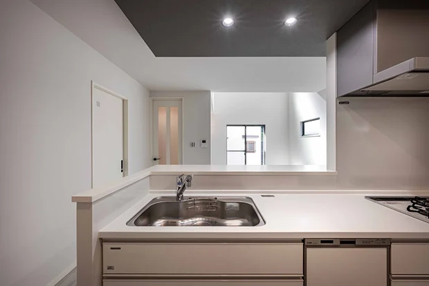7ARC（セブンアーク）の施工実績｜大阪市住吉区に建てた注文住宅のキッチン