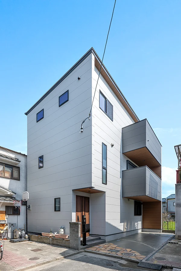 7ARC（セブンアーク）の施工実績｜東大阪市に建てた注文住宅の外観