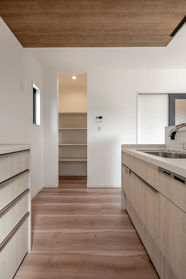 7ARC（セブンアーク）の施工実績｜東大阪市に建てた注文住宅のキッチン