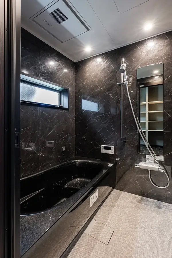 7ARC（セブンアーク）の施工実績｜大阪府守口市に建てた注文住宅の浴室