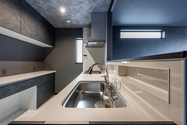 7ARC（セブンアーク）の施工実績｜大阪府守口市に建てた注文住宅のキッチン
