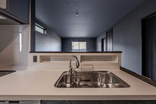 7ARC（セブンアーク）の施工実績｜大阪府守口市に建てた注文住宅のキッチン