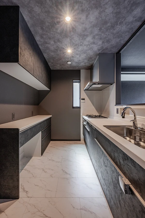 7ARC（セブンアーク）の施工実績｜大阪府守口市に建てた注文住宅のキッチン