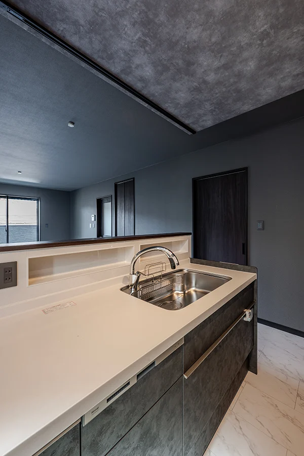 7ARC（セブンアーク）の施工実績｜大阪府守口市に建てた注文住宅のキッチン