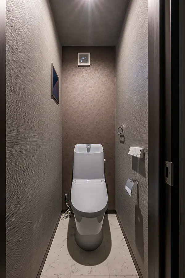 7ARC（セブンアーク）の施工実績｜大阪府守口市に建てた注文住宅のトイレ