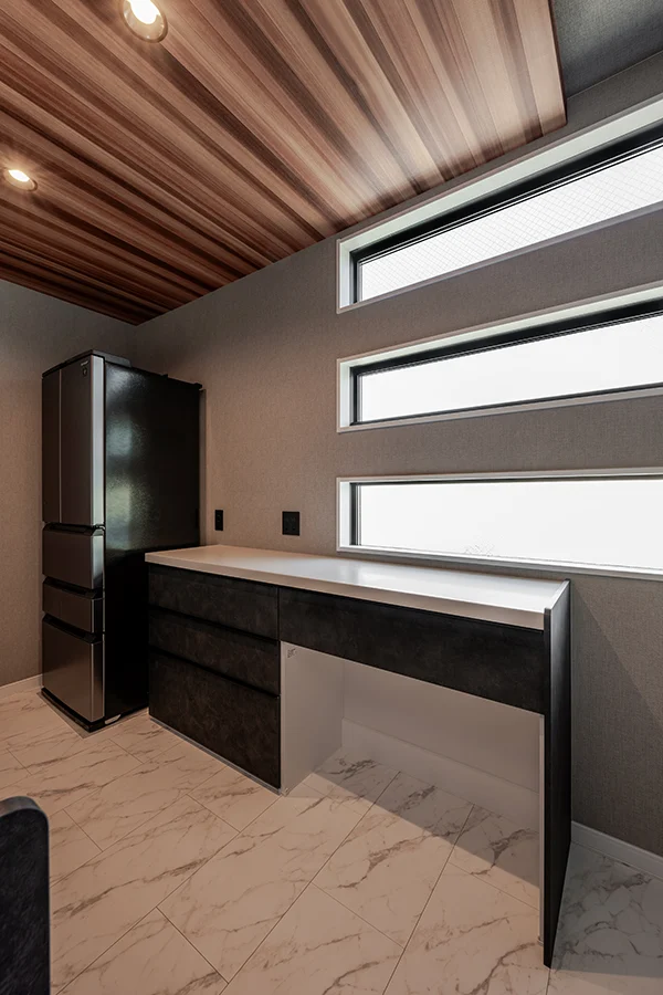 7ARC（セブンアーク）の施工実績｜大阪府守口市に建てた注文住宅のキッチン