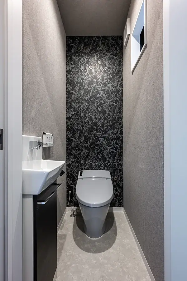 7ARC（セブンアーク）の施工実績｜大阪府守口市に建てた注文住宅のトイレ