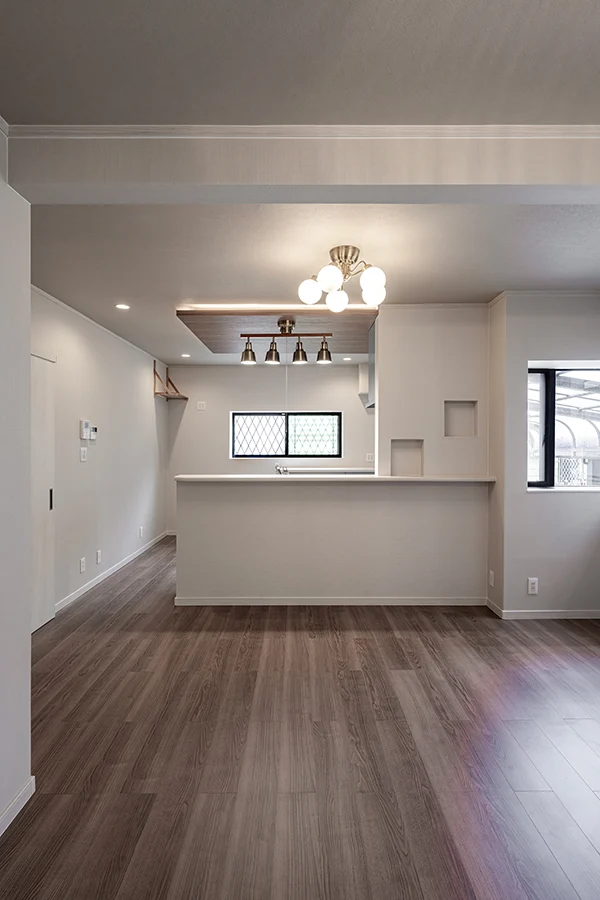 7ARC（セブンアーク）の施工実績｜大阪狭山市のリフォームした中古一戸建てのキッチン