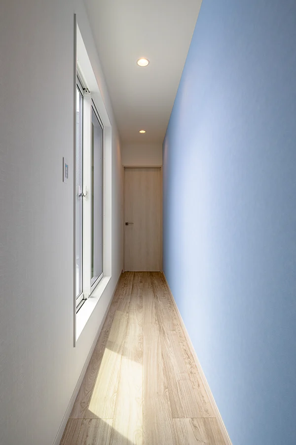 7ARC（セブンアーク）の施工実績｜大阪市西成区に建てた注文住宅の廊下