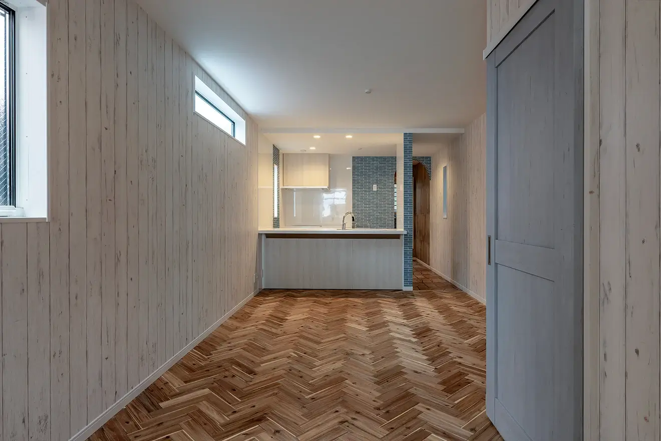 7ARC（セブンアーク）の施工実績｜大阪市西成区に建てた注文住宅のLDK