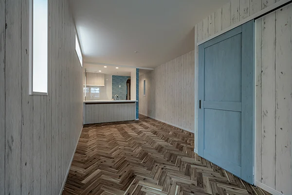 7ARC（セブンアーク）の施工実績｜大阪市西成区に建てた注文住宅のLDK