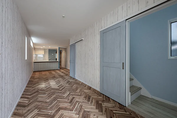 7ARC（セブンアーク）の施工実績｜大阪市西成区に建てた注文住宅のLDK