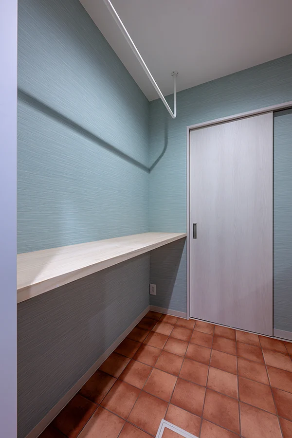 7ARC（セブンアーク）の施工実績｜大阪市西成区に建てた注文住宅の洗面室