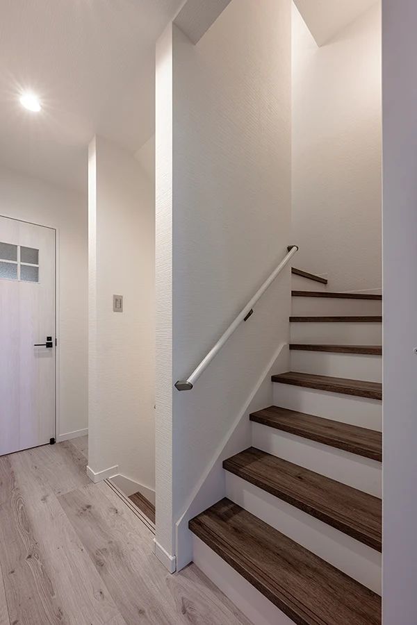 7ARC（セブンアーク）の施工実績｜大阪市東住吉区に建てた注文住宅の廊下