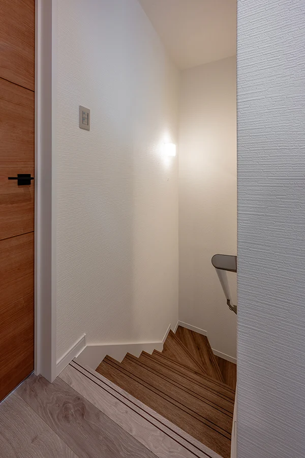 7ARC（セブンアーク）の施工実績｜大阪市東住吉区に建てた注文住宅の廊下