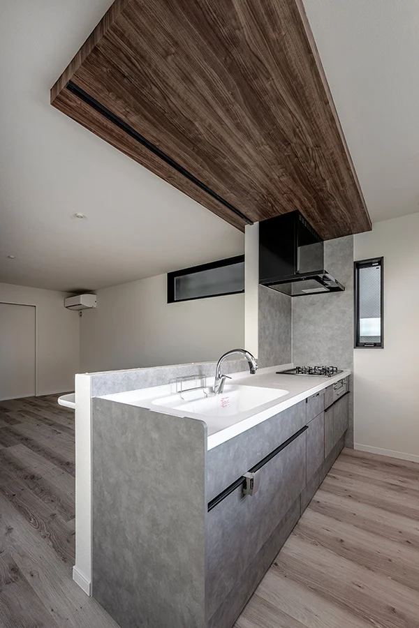 7ARC（セブンアーク）の施工実績｜大阪市東住吉区に建てた注文住宅のキッチン