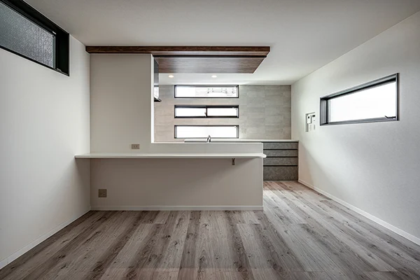 7ARC（セブンアーク）の施工実績｜大阪市東住吉区に建てた注文住宅のLDK