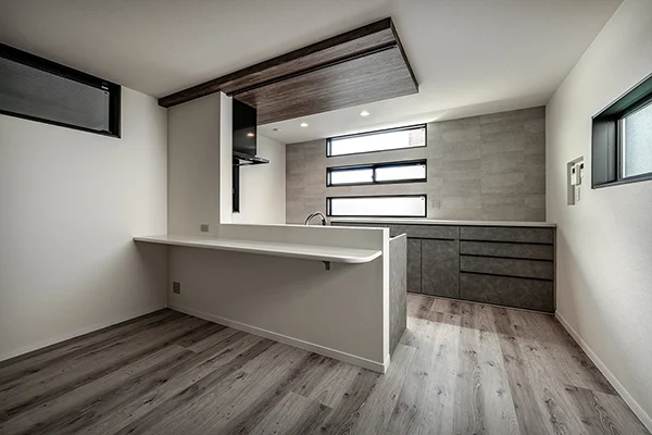 7ARC（セブンアーク）の施工実績｜大阪市東住吉区に建てた注文住宅のLDK