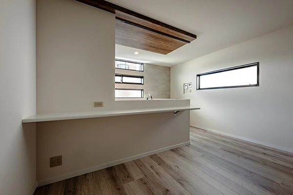 7ARC（セブンアーク）の施工実績｜大阪市東住吉区に建てた注文住宅のLDK