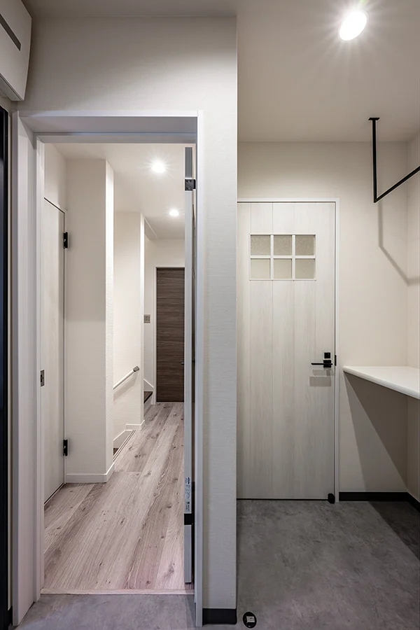 7ARC（セブンアーク）の施工実績｜大阪市東住吉区に建てた注文住宅の洗面室