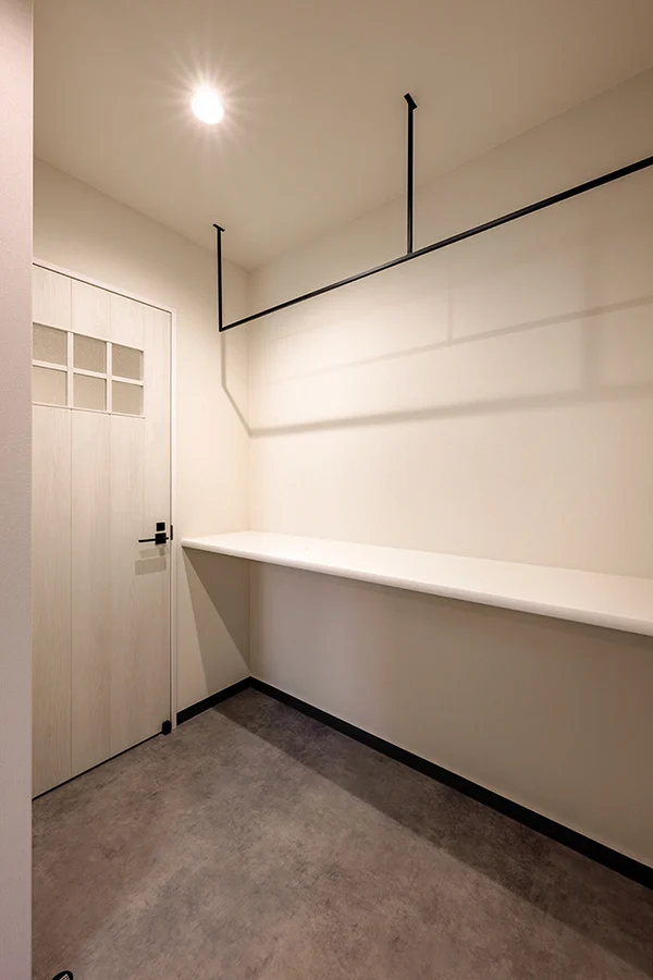 7ARC（セブンアーク）の施工実績｜大阪市東住吉区に建てた注文住宅の洗面室