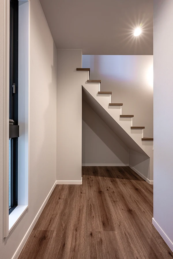 7ARC（セブンアーク）の施工実績｜東大阪市に建てた注文住宅の廊下