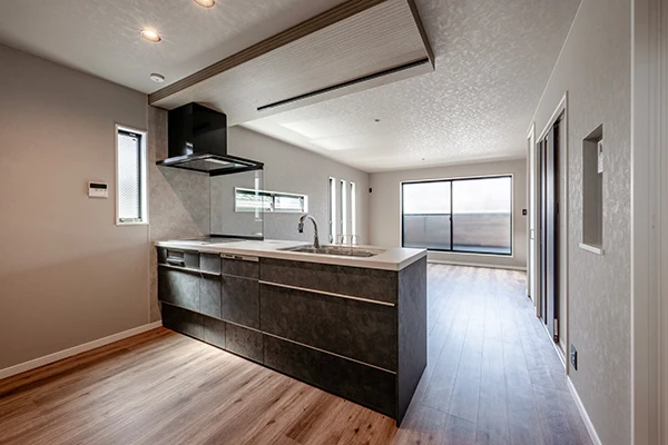 7ARC（セブンアーク）の施工実績｜東大阪市に建てた注文住宅のキッチン