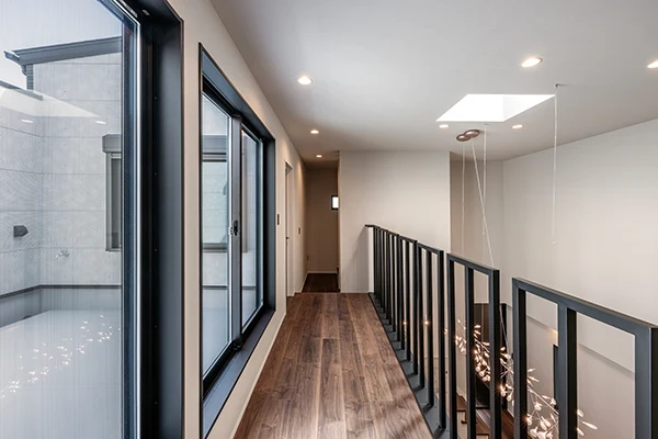 7ARC（セブンアーク）の施工実績｜大阪市大正区に建てた注文住宅の廊下