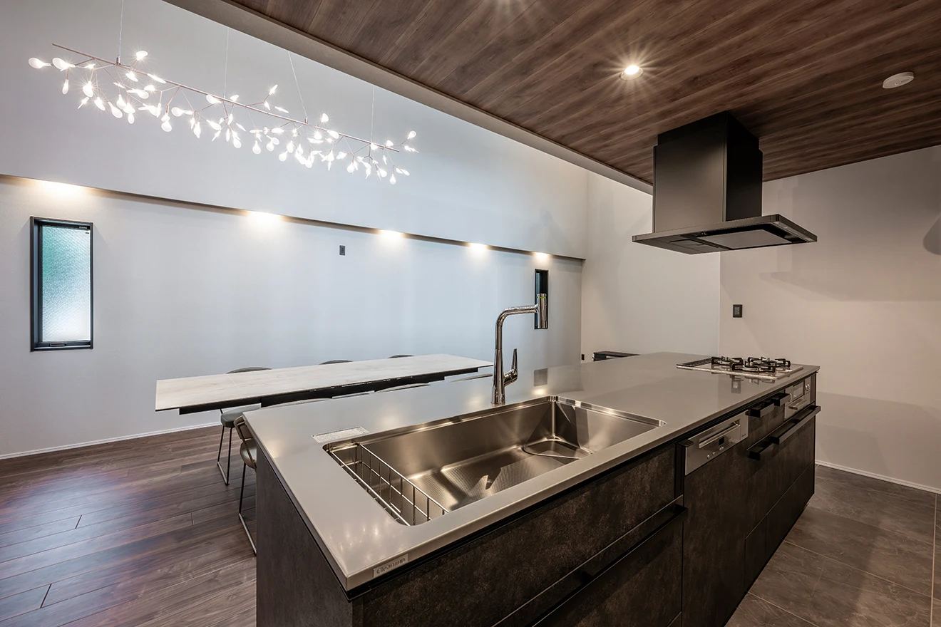 7ARC（セブンアーク）の施工実績｜大阪市大正区に建てた注文住宅のキッチン