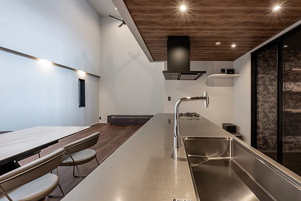 7ARC（セブンアーク）の施工実績｜大阪市大正区に建てた注文住宅のキッチン
