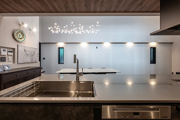 7ARC（セブンアーク）の施工実績｜大阪市大正区に建てた注文住宅のキッチン