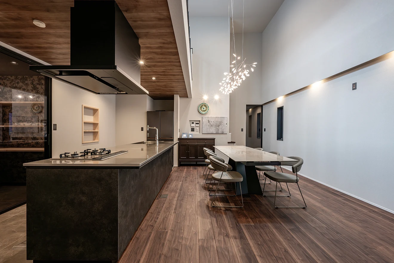 7ARC（セブンアーク）の施工実績｜大阪市大正区に建てた注文住宅のLDK