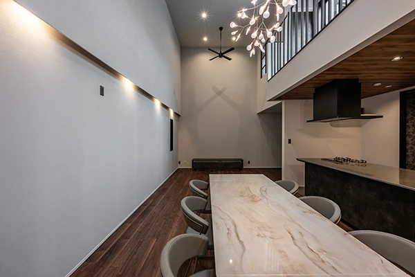 7ARC（セブンアーク）の施工実績｜大阪市大正区に建てた注文住宅のLDK