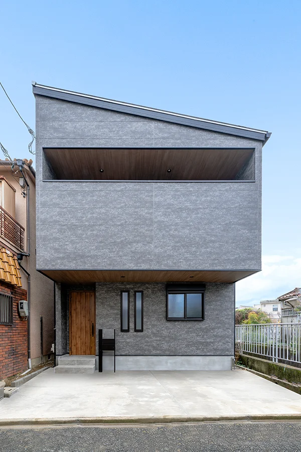 7ARC（セブンアーク）の施工実績｜大阪府堺市北区に建てた注文住宅の外観