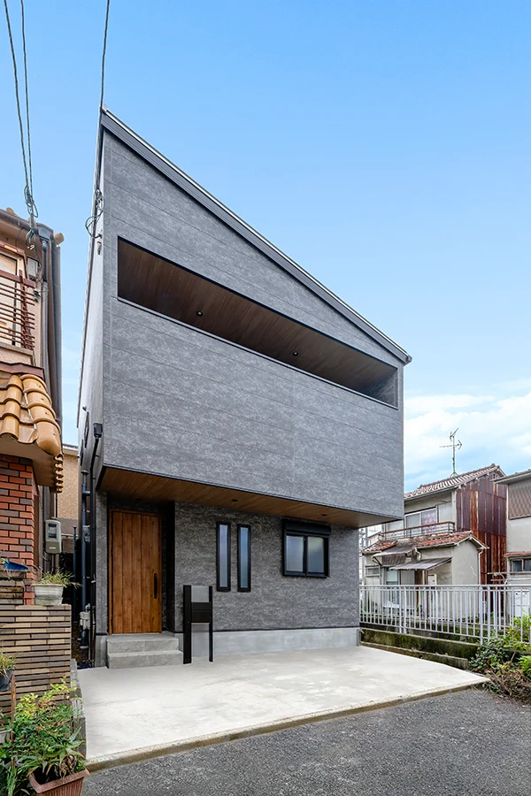 7ARC（セブンアーク）の施工実績｜大阪府堺市北区に建てた注文住宅の外観