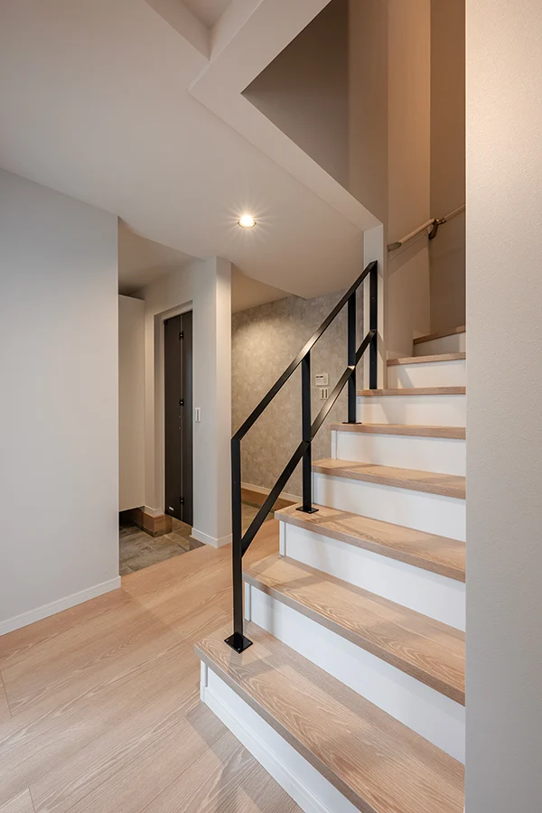 7ARC（セブンアーク）の施工実績｜大阪府堺市北区に建てた注文住宅の廊下