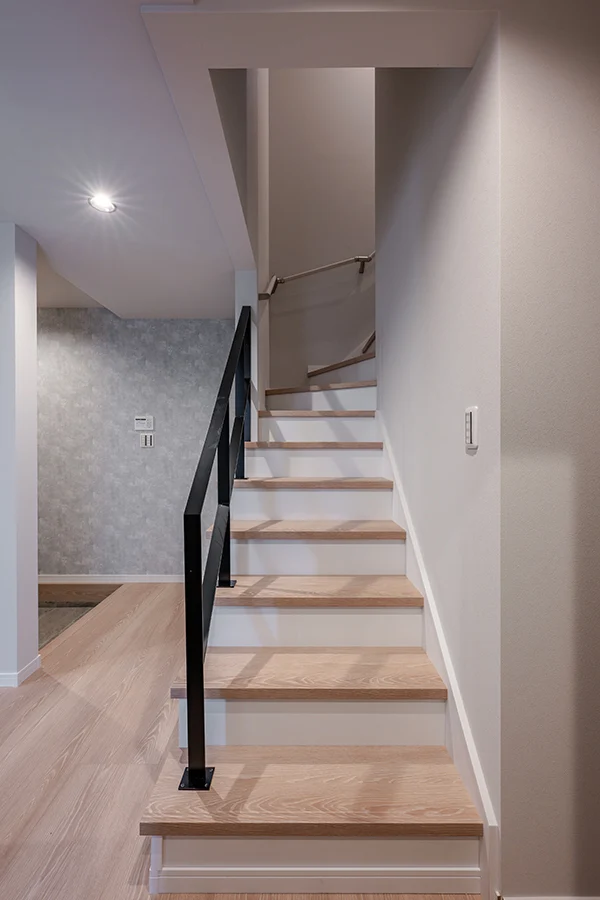 7ARC（セブンアーク）の施工実績｜大阪府堺市北区に建てた注文住宅の廊下