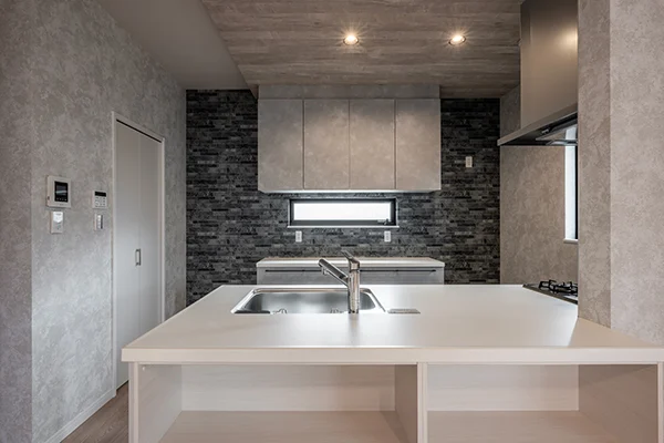 7ARC（セブンアーク）の施工実績｜大阪府堺市北区に建てた注文住宅のキッチン