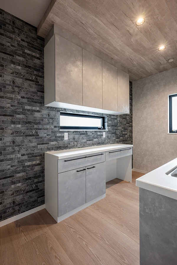 7ARC（セブンアーク）の施工実績｜大阪府堺市北区に建てた注文住宅のキッチン