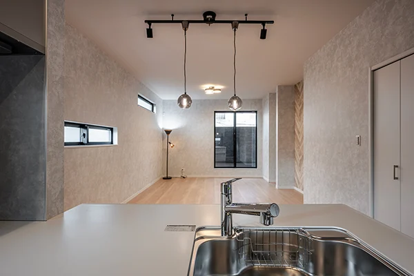 7ARC（セブンアーク）の施工実績｜大阪府堺市北区に建てた注文住宅のキッチン