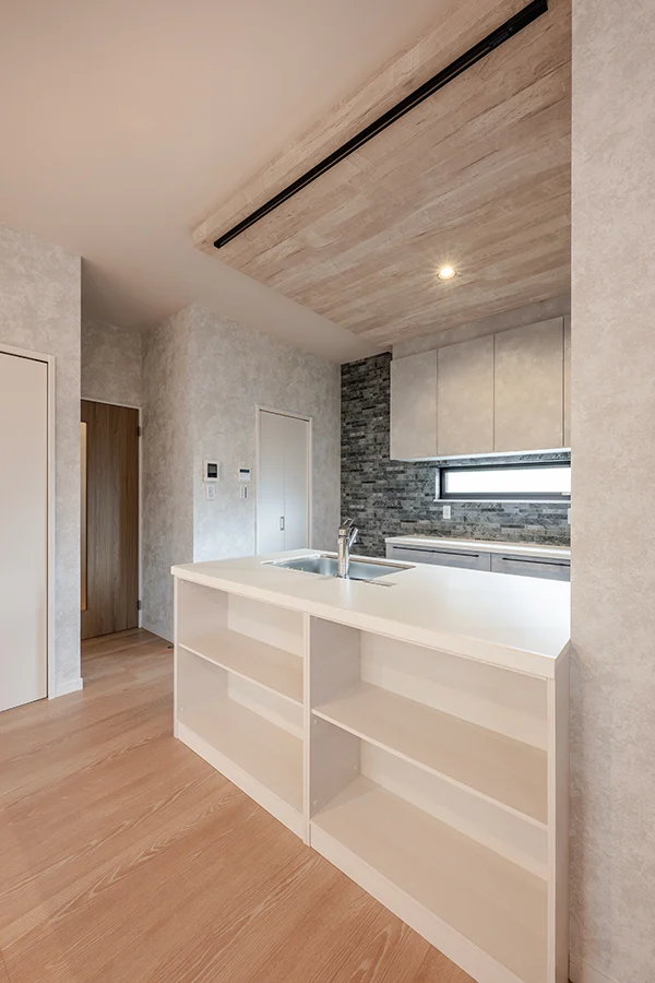 7ARC（セブンアーク）の施工実績｜大阪府堺市北区に建てた注文住宅のキッチン