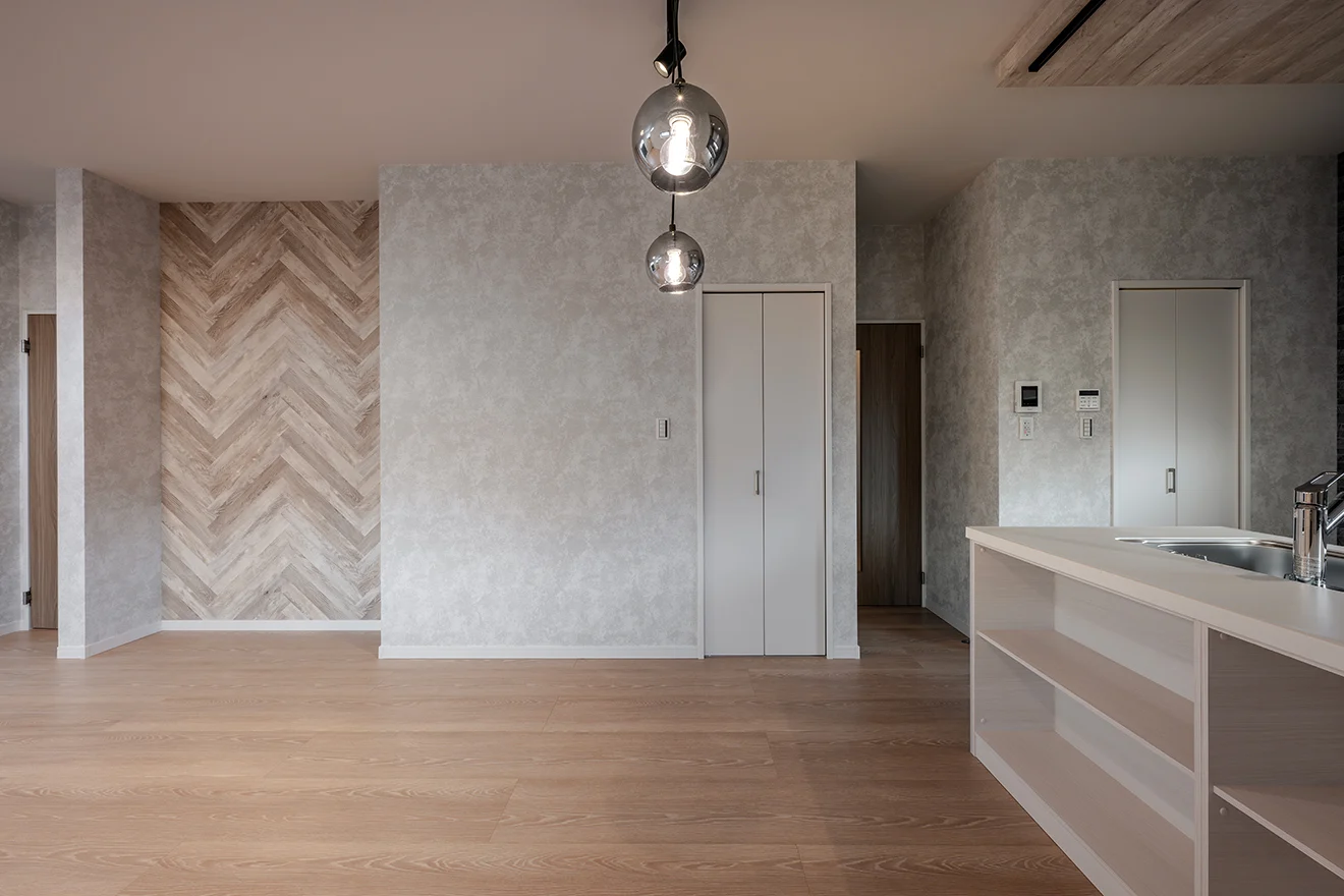 7ARC（セブンアーク）の施工実績｜大阪府堺市北区に建てた注文住宅のLDK