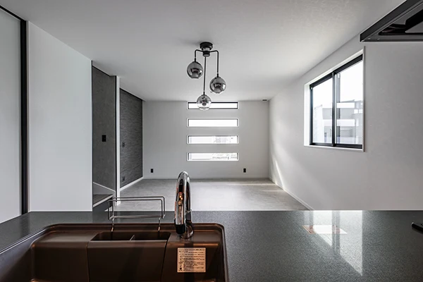 7ARC（セブンアーク）の施工実績｜大阪府寝屋川市に建てた注文住宅のキッチン