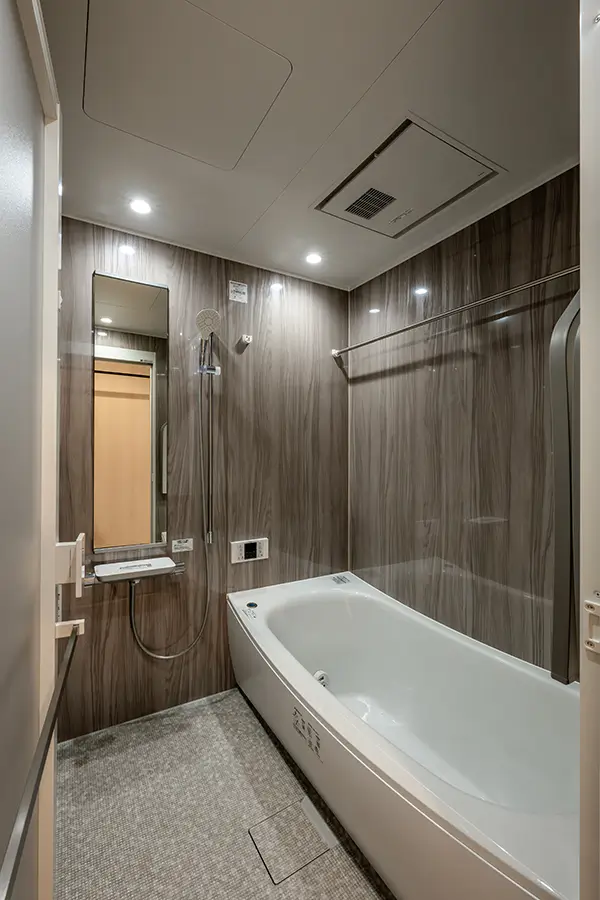 大阪市平野区の新築注文住宅　浴室｜7ARC施工事例