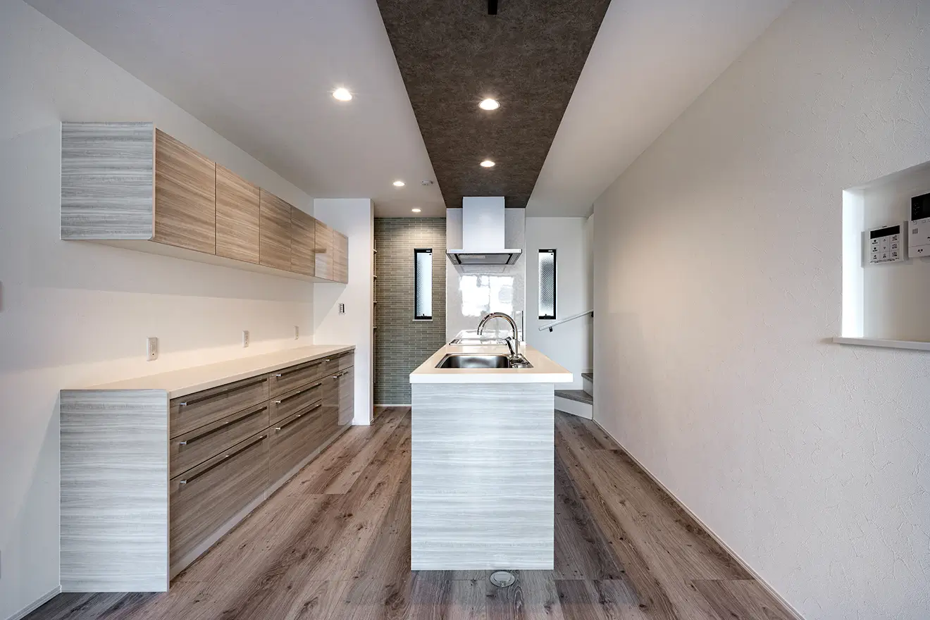 大阪市平野区の新築注文住宅　LDK｜7ARC施工事例