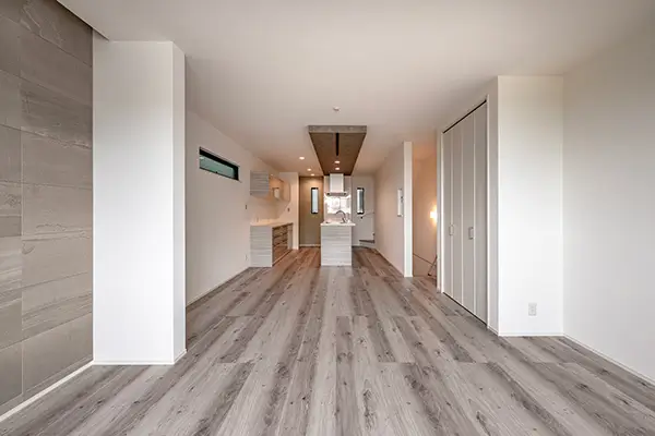 大阪市平野区の新築注文住宅　LDK｜7ARC施工事例