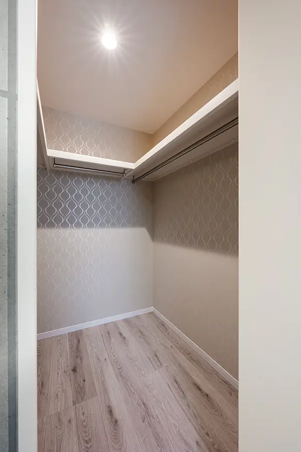 東大阪市の新築注文住宅　クローゼット｜7ARC施工事例