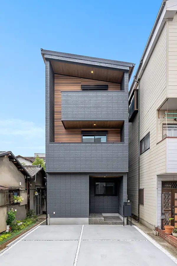 東大阪市の新築注文住宅　外観｜7ARC施工事例